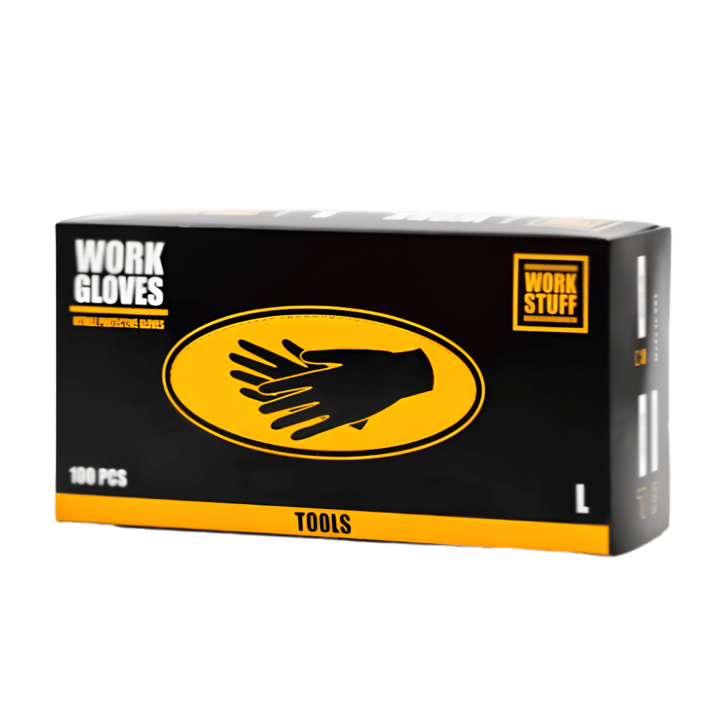 GUANTES NITRILO L RESISTENTE WORK STUFF